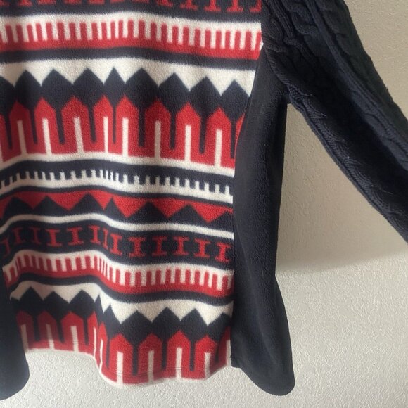 Lauren Ralph Lauren Active Southwest Fleece Cable Knit Jacket Womens XL Zip-Up L - Picture 6 of 10